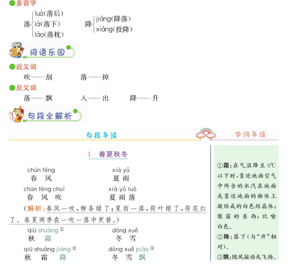 1年级语文下册教材全解学习预习复习的好帮手下载