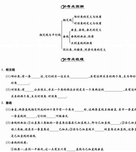 人教版七年级数学下册名校名师考点梳理卷下载